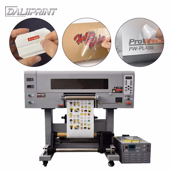 Kaiou New Model A3 Roll to Roll UV Dtf Printer with 3PCS XP600 Sticker