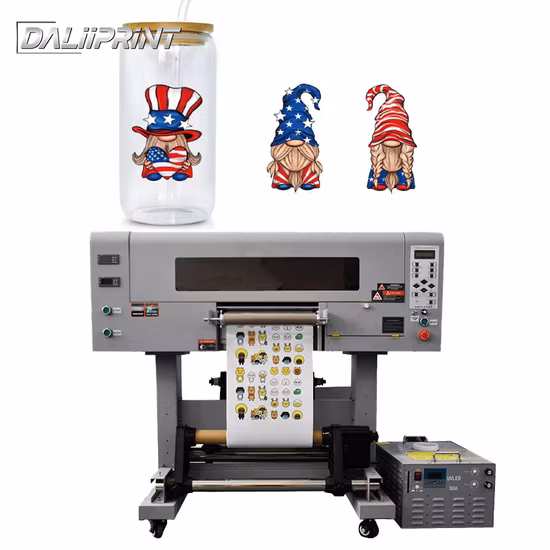 Kaiou New Model A3 Roll to Roll UV Dtf Printer with 3PCS XP600 Sticker
