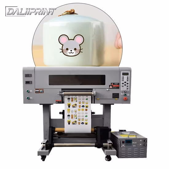 Kaiou New Model A3 Roll to Roll UV Dtf Printer with 3PCS XP600 Sticker