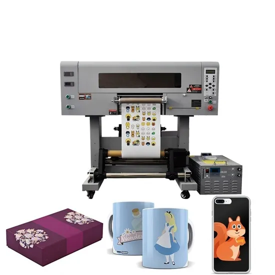 Kaiou New Model A3 Roll to Roll UV Dtf Printer with 3PCS XP600 Sticker