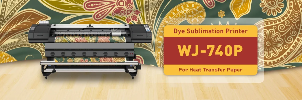 1.8m Large Format Dye Sublimation Textile Fabric Heat Transfer Printer Printing Machine Price