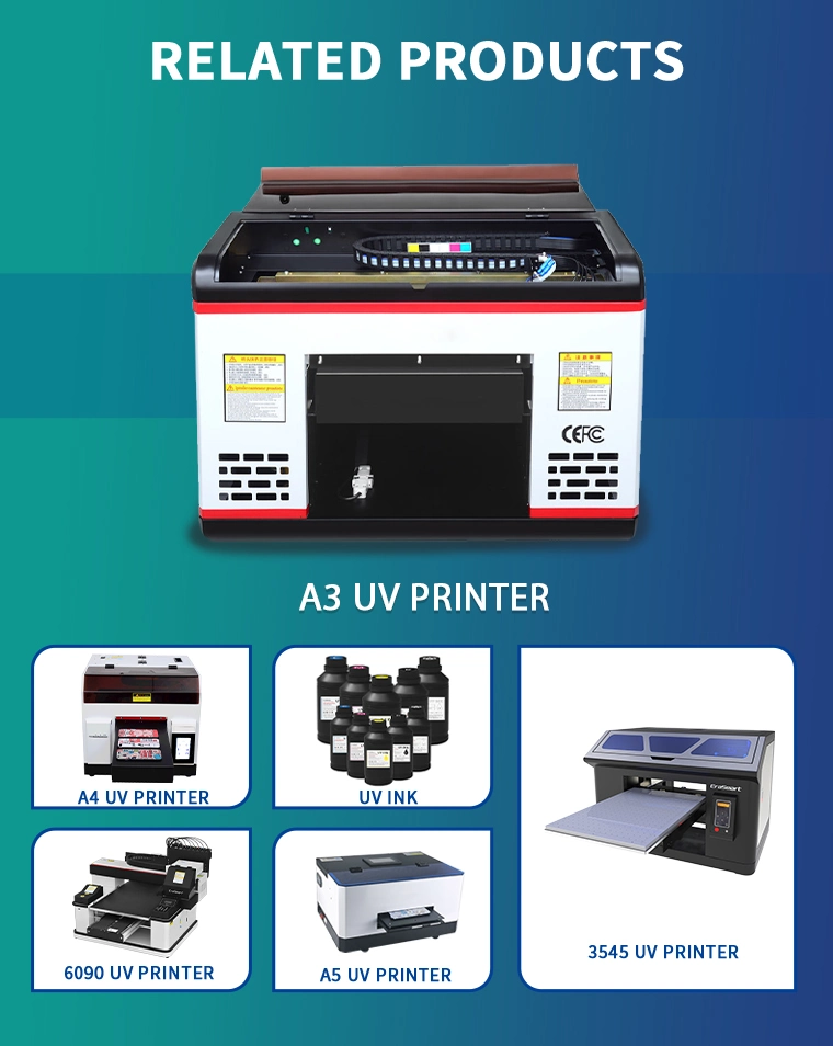 Erasmart High Speed 3545 UV Digital Flex Printing Machine Clothes Tshirt Printer Machine for Small Business Idea