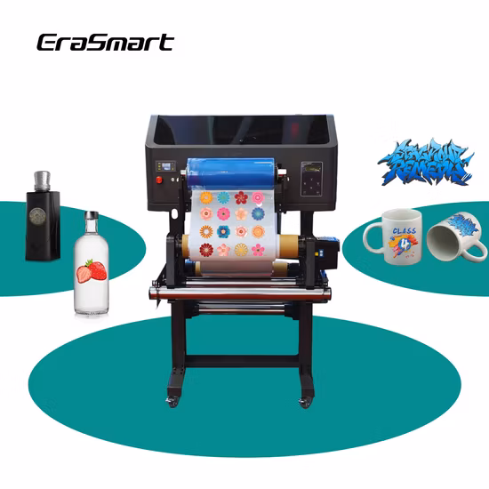 Erasmart Roll to Roll a/B Принтер для пленки 2 в 1 XP600 Автоматический струйный принтер Impresora A3 350 УФ-стикер Dtf Принтер