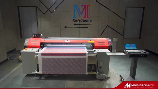 Цифровая широкоформатная печатная машина для текстиля Mtutech, прямо на тканевый принтер