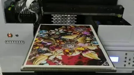 Цифровая печатная машина из искусственной кожи формата А3 Светодиодный УФ-принтер